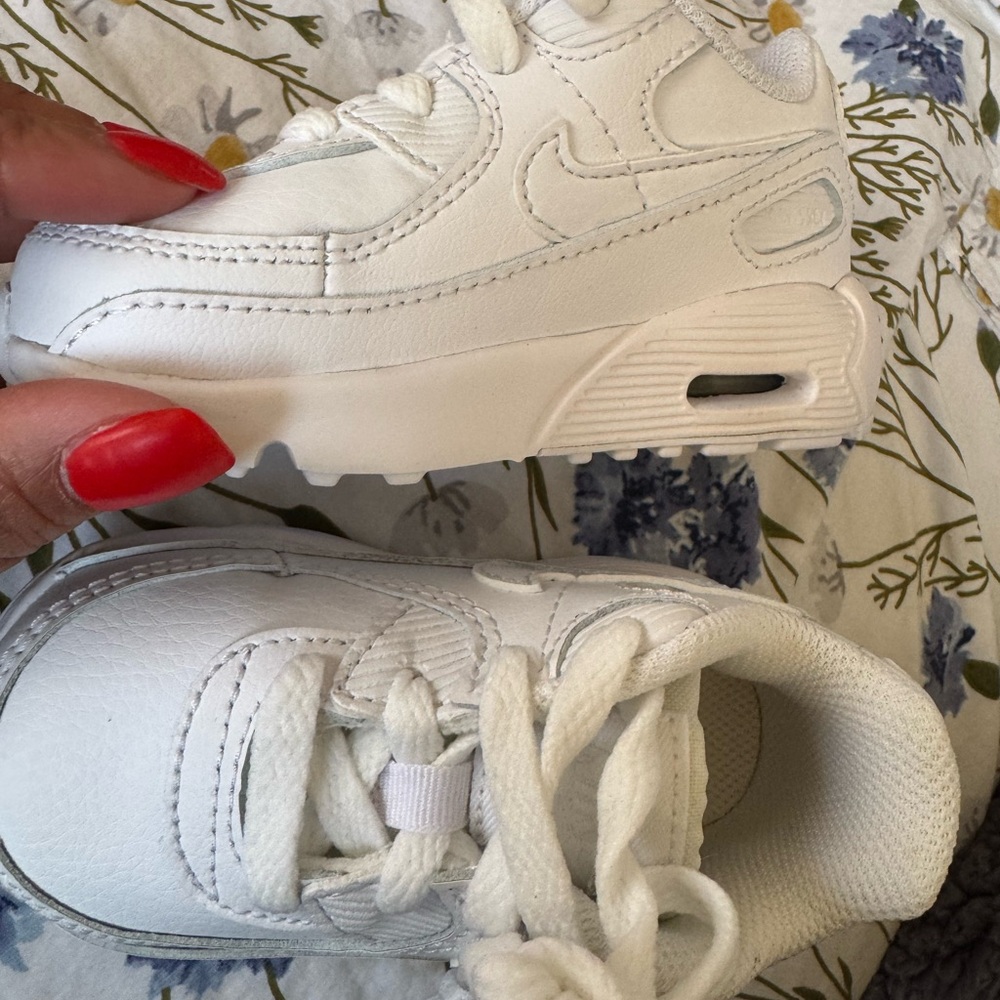 Nike Kids All-White Sneakers